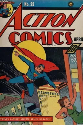 Action Comics #23 (1940). Superman on the cover; Lex Luthor debuts inside.