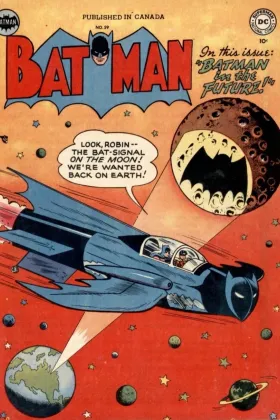 Batman #59 (1950). Deadshot debuts. Original 'gentleman gunman' interpretation, substantially different from the modern Marshall Rogers redesign.