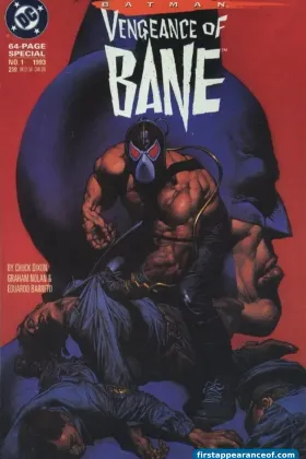 Batman: Vengeance of Bane #1 (1993). One-shot prestige format. Bane's debut and the Knightfall lead-in.