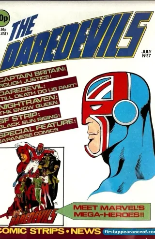 Daredevils #7 (1983). Alan Moore and Alan Davis. The first canonical use of 'Earth-616' as a designation for Marvel's main universe, originally as a joke about the boredom of Captain Britain Corps multiverse cataloging.