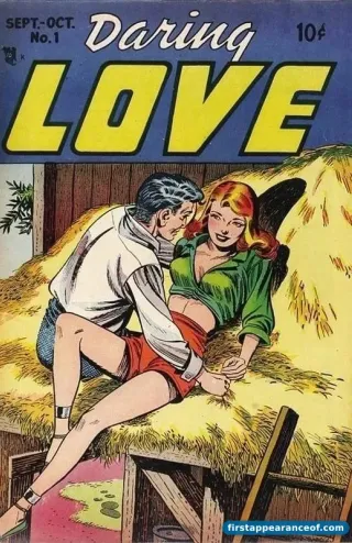 Daring Love #1 (1953), Gillmor Magazines. The romance anthology carrying Steve Ditko's first published comic-book story, the six-page 'Paper Romance.'