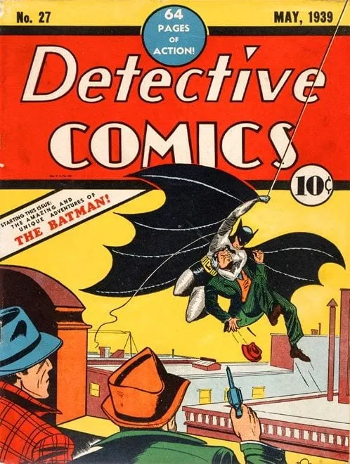 Batman first appearance in Detective Comics #27