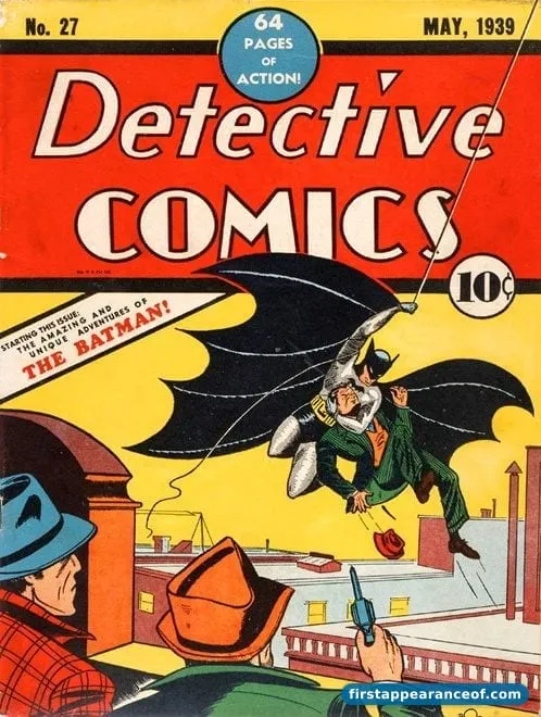 Batman first appearance in Detective Comics #27
