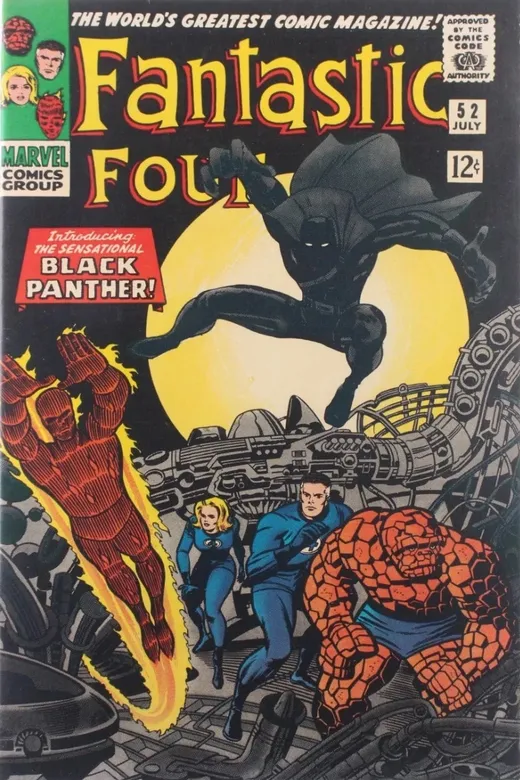 Black Panther first appearance in Fantastic Four #52