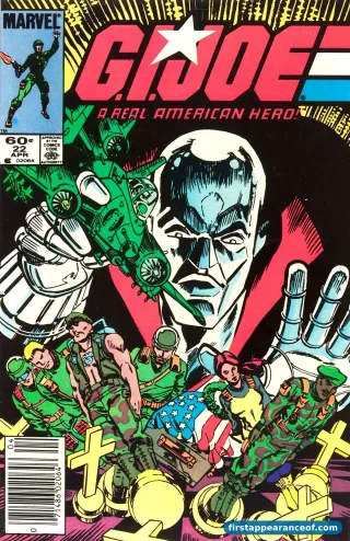 First appearance of Duke — the cover of G.I. Joe: A Real American Hero #22 (1984).