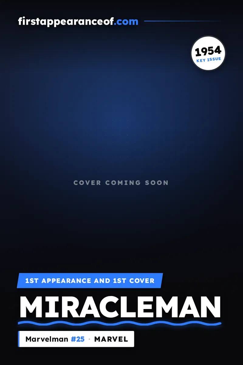 Marvelman on the cover of Marvelman #25 (1954)