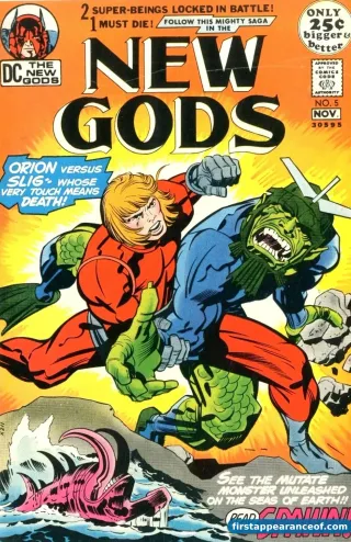 New Gods #5 (1971). Jack Kirby. The Source Wall debuts as part of the Fourth World cosmology.