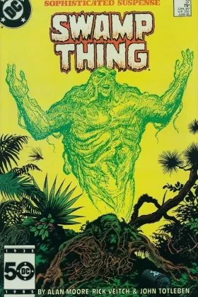 The Saga of the Swamp Thing #37 (1985). John Constantine on the cover, his first full appearance.