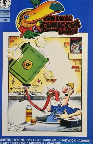 San Diego Comic-Con Comics #2 (1993). Hellboy first cameo on the cover.