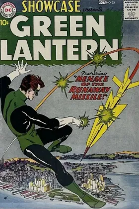 Showcase #22 (1959). Hal Jordan as the Silver Age Green Lantern on the cover.