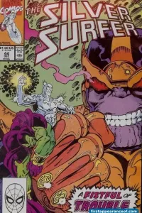 Silver Surfer #44 cover