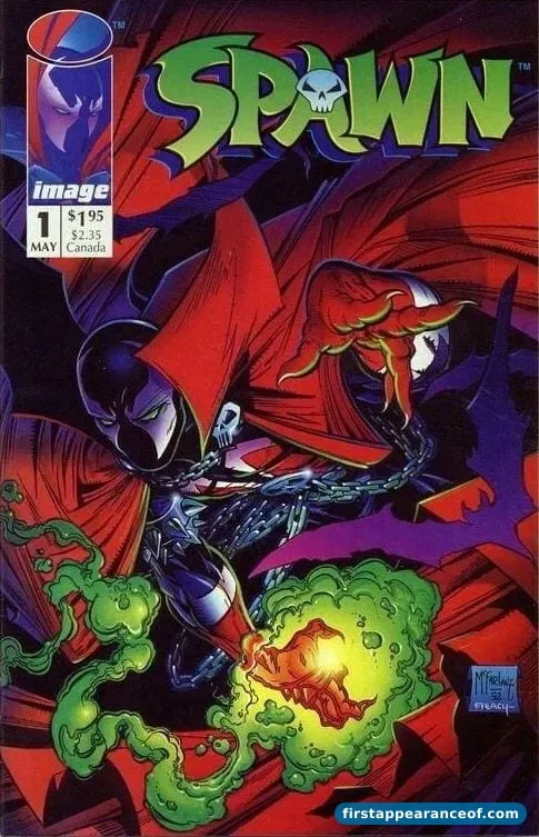 Spawn first appearance in Spawn #1