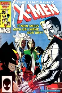 Uncanny X-Men #210 cover