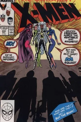 Uncanny X-Men #244 (1989). Jubilee debuts as a mall-rat mutant rescued by the X-Men.