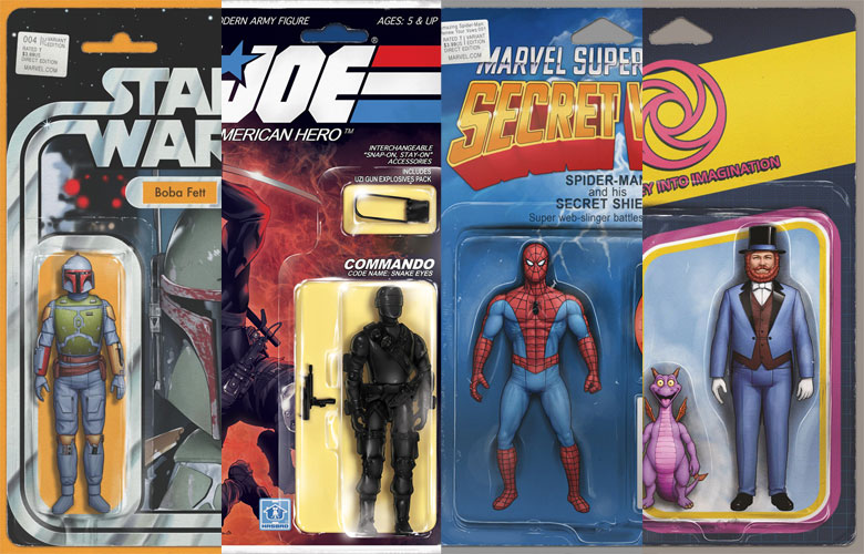 Action Figure Comic Book Cover Feature
