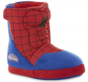 marvel boys spiderman slipper booties image